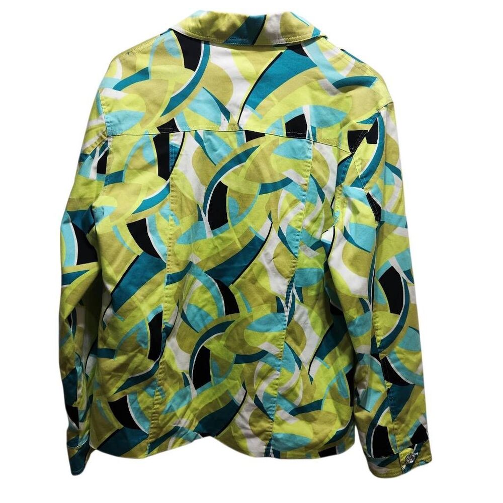 Annabell Button Front Jacket Shacket Vibrant Patt… - image 3